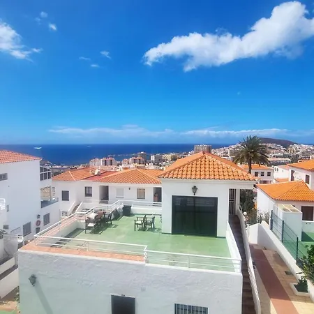 Tranquil Hillside With Oceanview And Pool Apartment Los Cristianos (Tenerife)