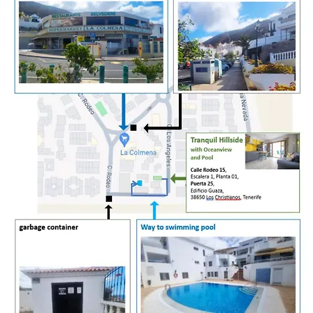 Tranquil Hillside With Oceanview And Pool 公寓 *